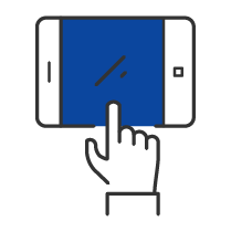 Building_2 blue phone icon