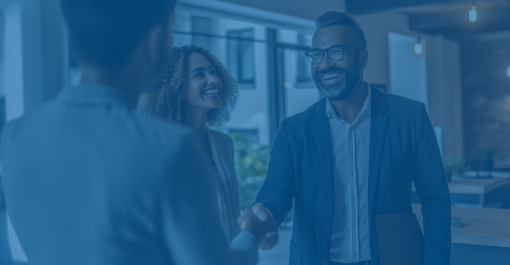 Financial Advisor meeting new clients